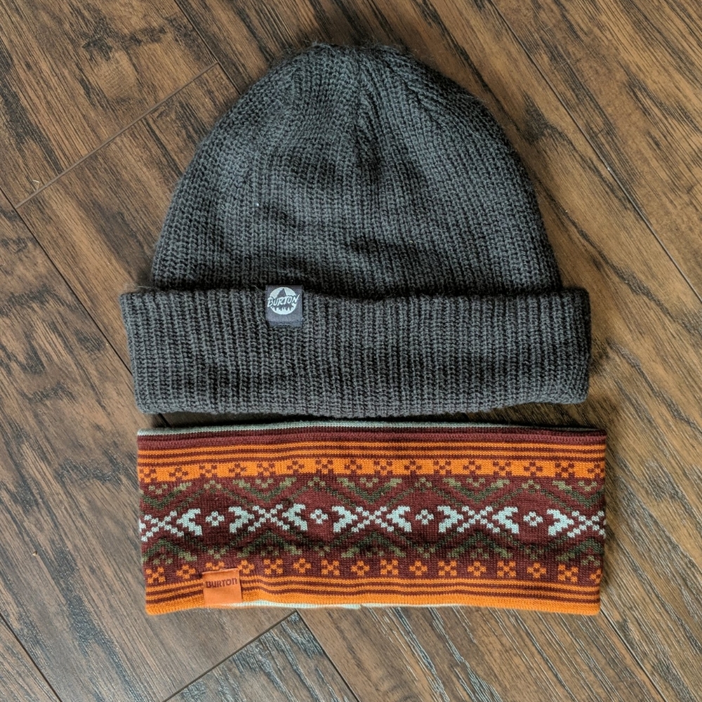 Burton Hat and Ear Warmer Headband